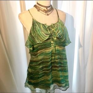 Beautiful Ella Moss Spaghetti Strap Blouse